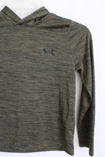 Under Armour Olive Green Hooded Shirt | Youth S (8)