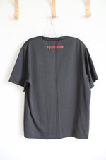 Reebok Gray & Red Athletic Shirt | XL