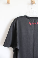 Reebok Gray & Red Athletic Shirt | XL