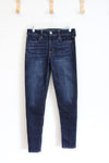 American Eagle Hi-Rise Jegging Super Stretch Dark Wash Jeans | 8 Long