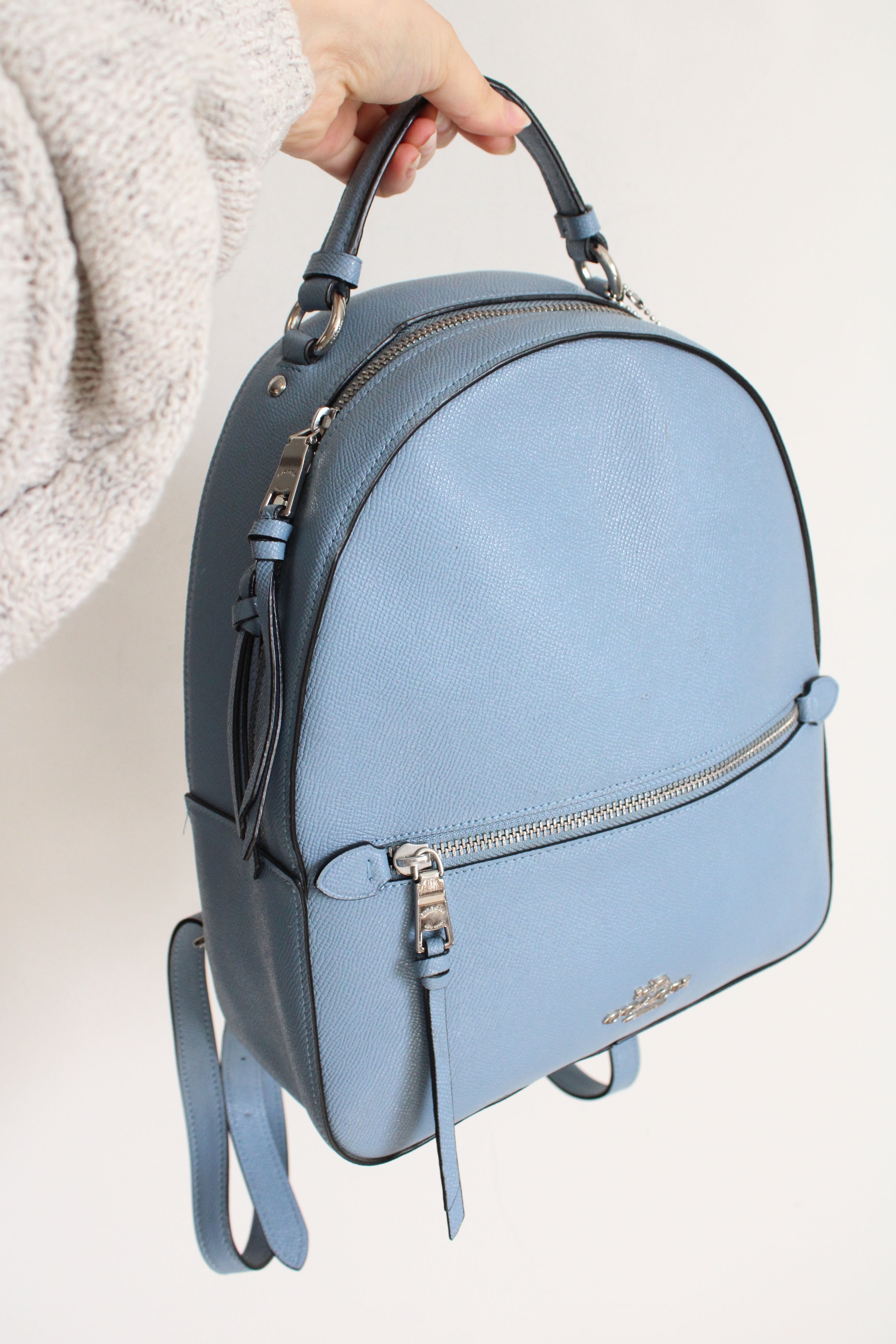 Coach Jordyn Blue Backpack Purse