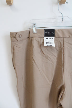 NEW George Tan Trouser Pants | 18W Petite