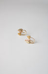 Two-Tone 10K Yellow & Rose Gold Grape On Vine Stud Earrings