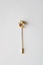 14K Yellow Gold Stick Lapel Pin