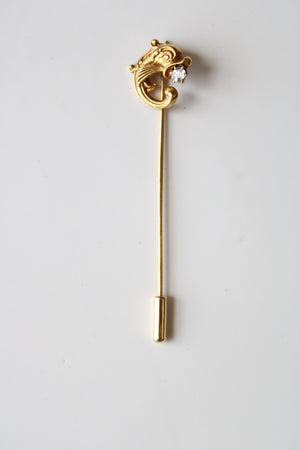 14K Yellow Gold Stick Lapel Pin