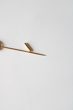 14K Yellow Gold Stick Lapel Pin