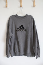 Adidas Gray Pullover Sweatshirt | 2XL