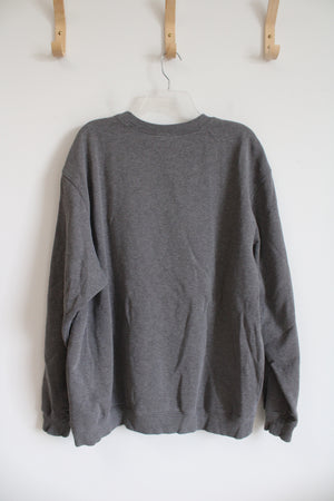 Adidas Gray Pullover Sweatshirt | 2XL