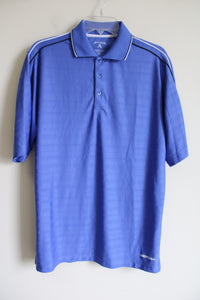 Antigua Desert Dry Xtra-Lite Blue Polo Shirt | M