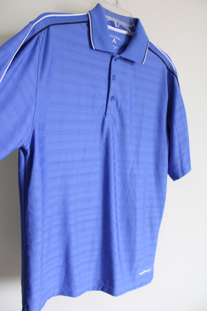 Antigua Desert Dry Xtra-Lite Blue Polo Shirt | M