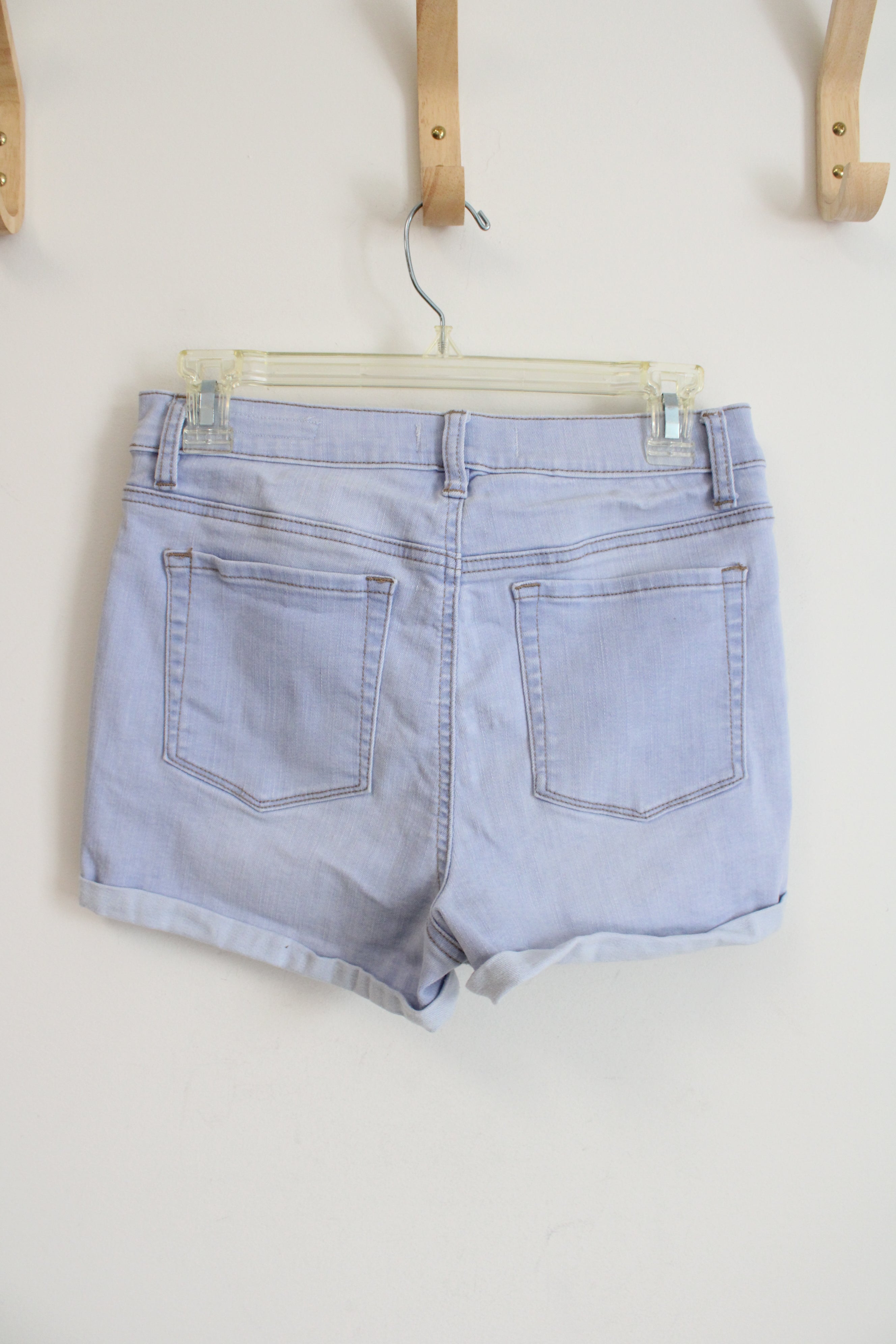 Pacsun The Shortie Light Wash Cuffed Denim Shorts | 29 (10)