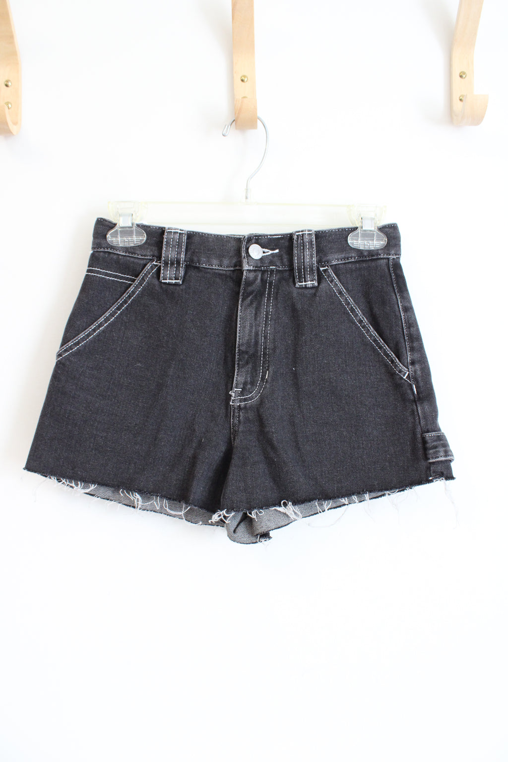 Pacsun Black Cut-Off Shorts | 25 (2)