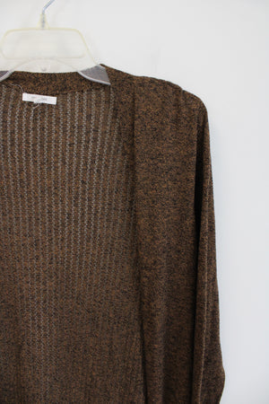 Maurices Lightweight Long Brown Cardigan | M