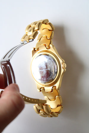 No Boundaries Gold Analog Watch