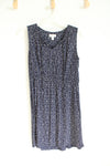 Loft Blue Sleeveless Dress | M