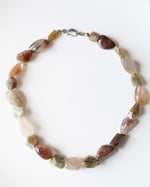 Natural Stone Chunky Statement Necklace