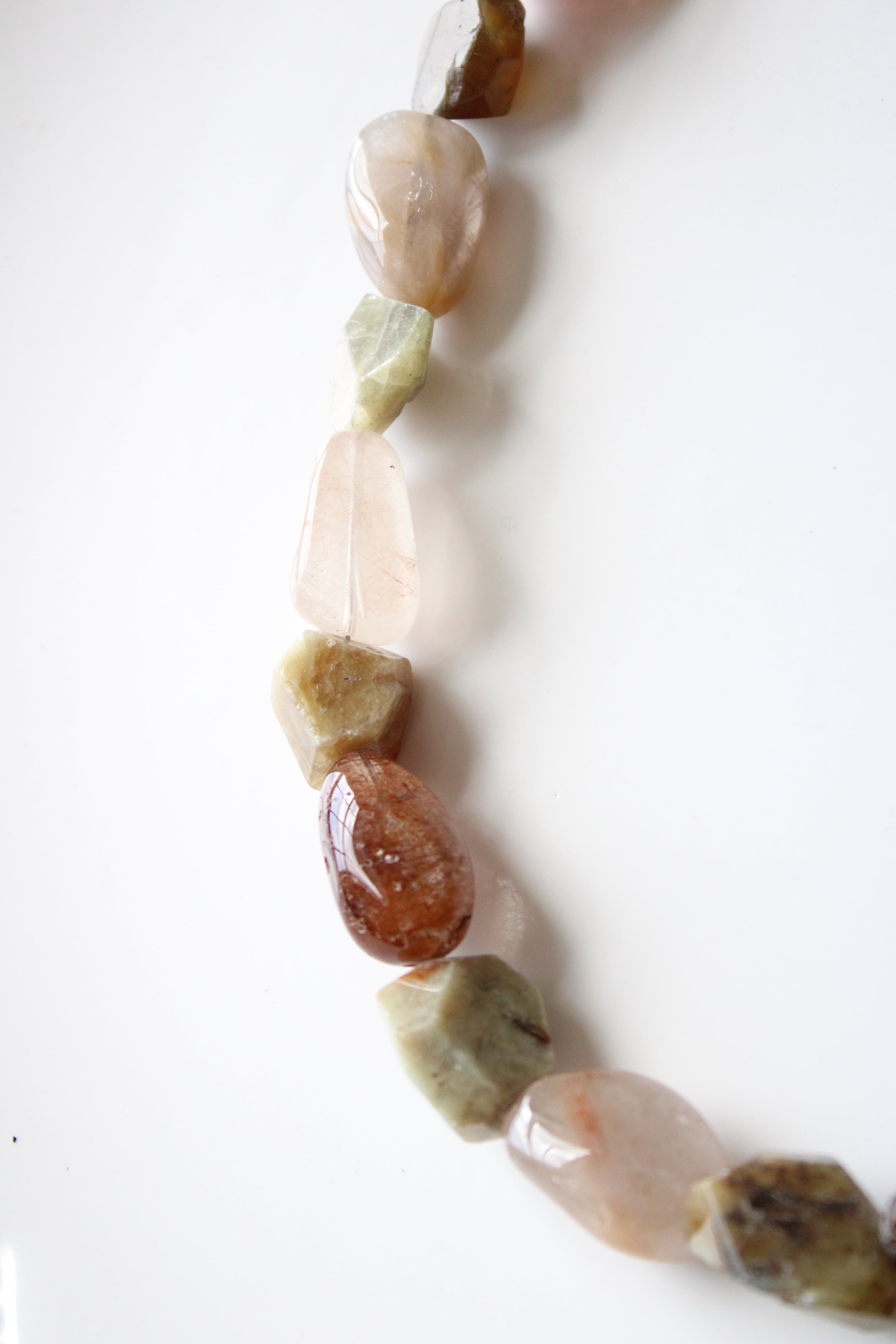 Natural Stone Chunky Statement Necklace