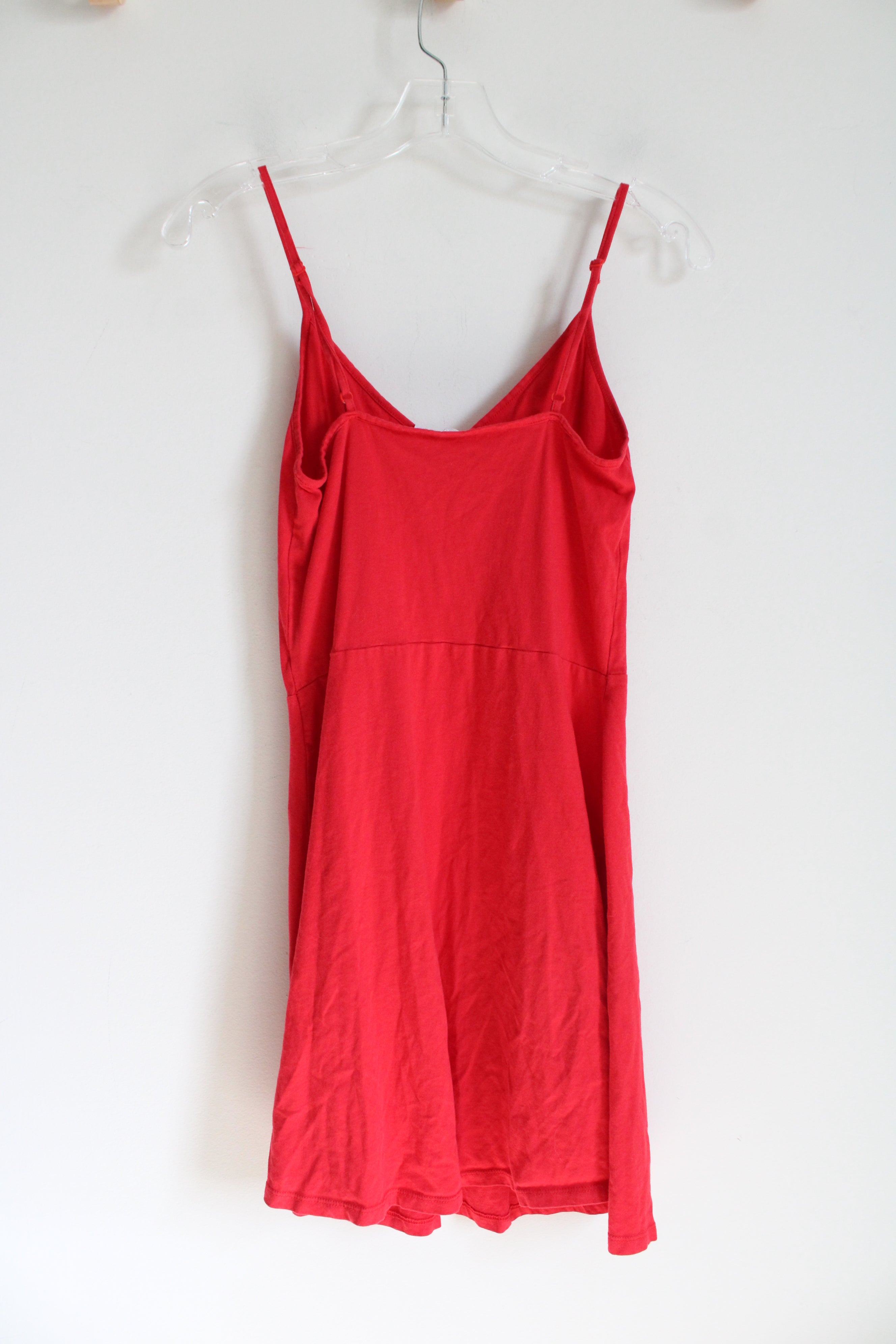 Divided Red Spaghetti Strap Dress | S