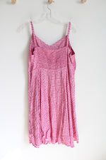 Old Navy Pink Striped Spaghetti Strap Dress | XL