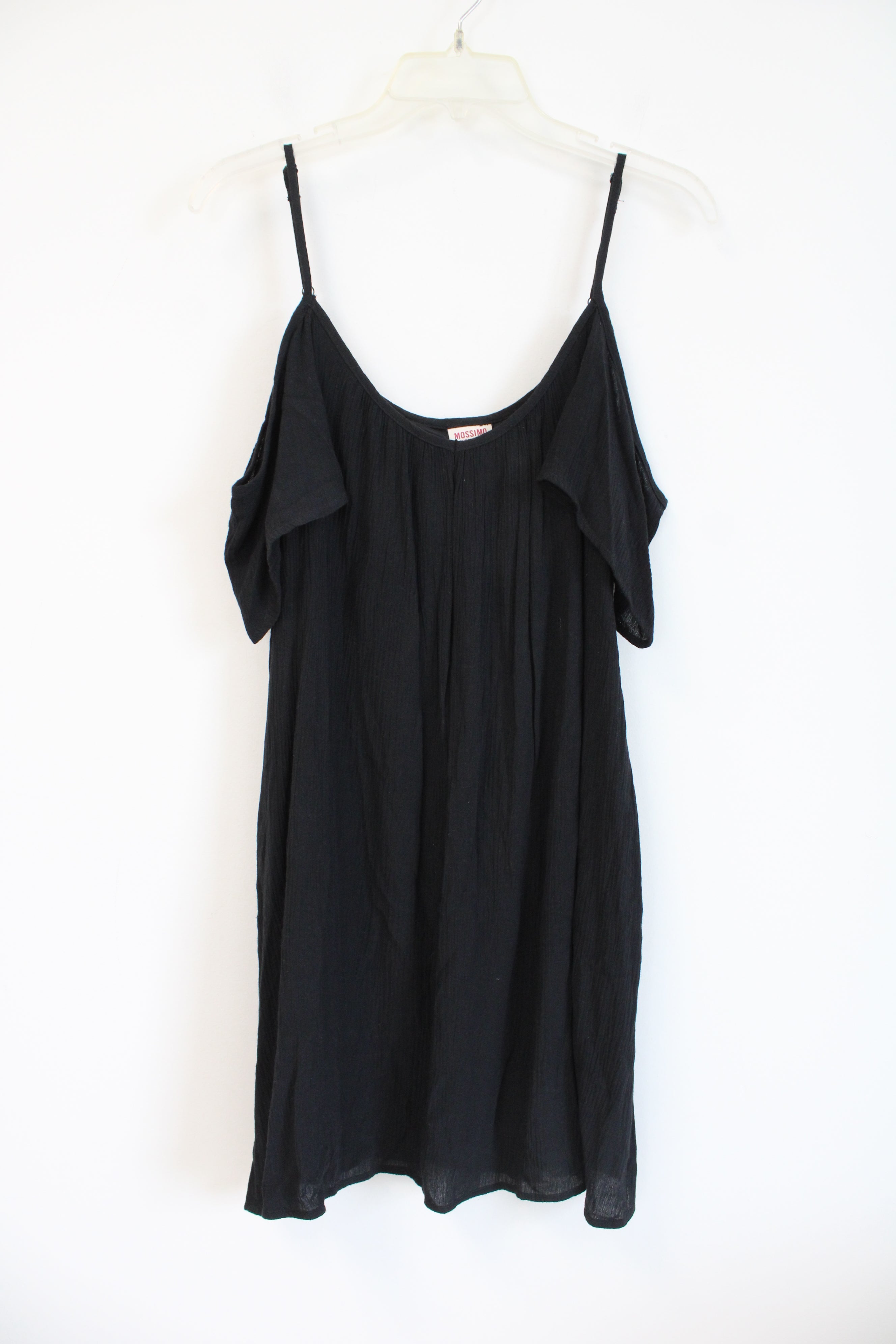 Mossimo Black Cold Shoulder Dress | L