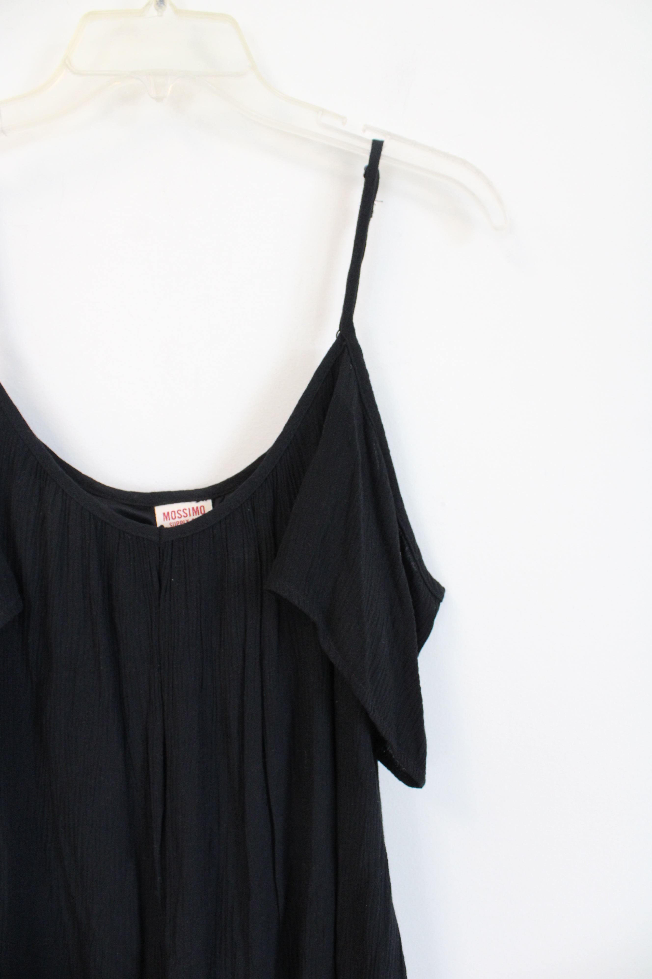 Mossimo Black Cold Shoulder Dress | L