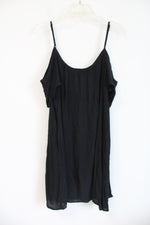 Mossimo Black Cold Shoulder Dress | L