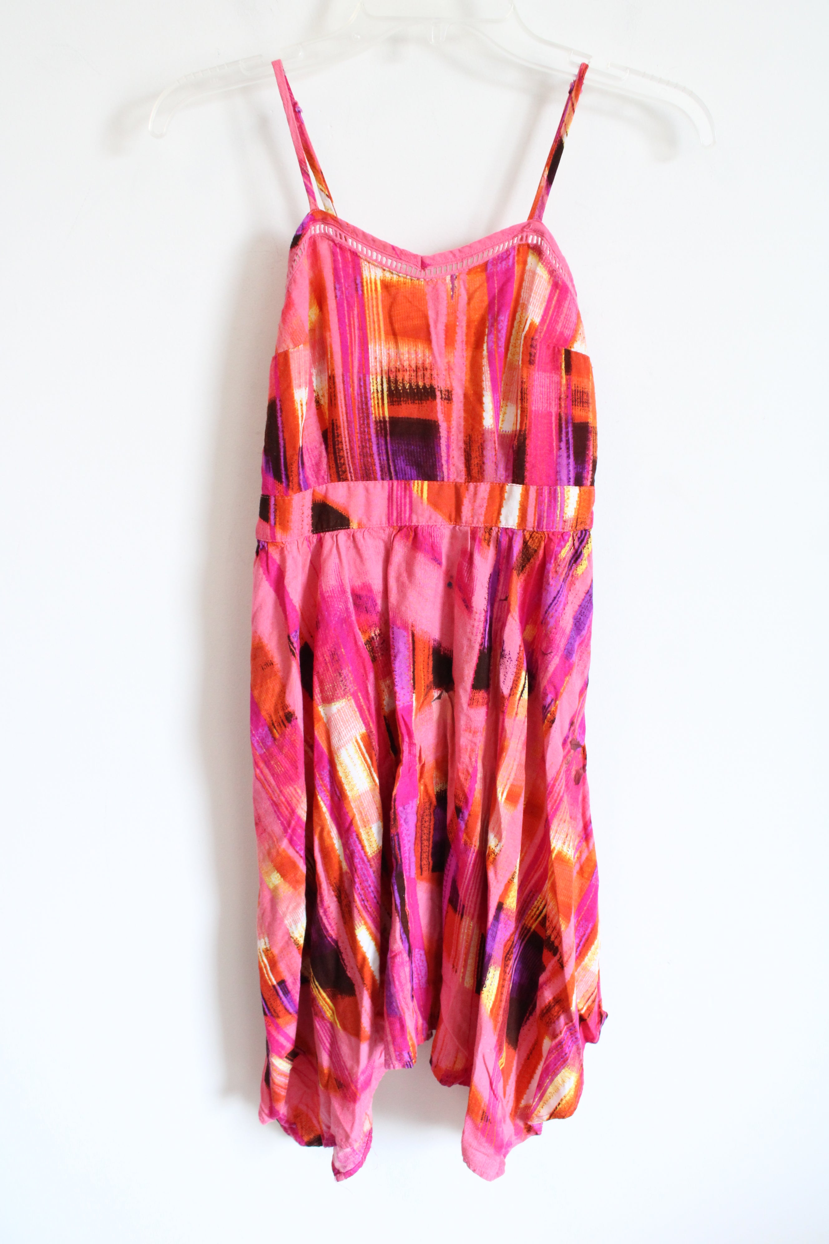 Xhilaration Pink & Orange Patterned Dress | XS