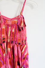 Xhilaration Pink & Orange Patterned Dress | XS