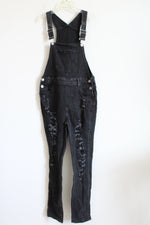 Shein Black Ripped Overalls | L