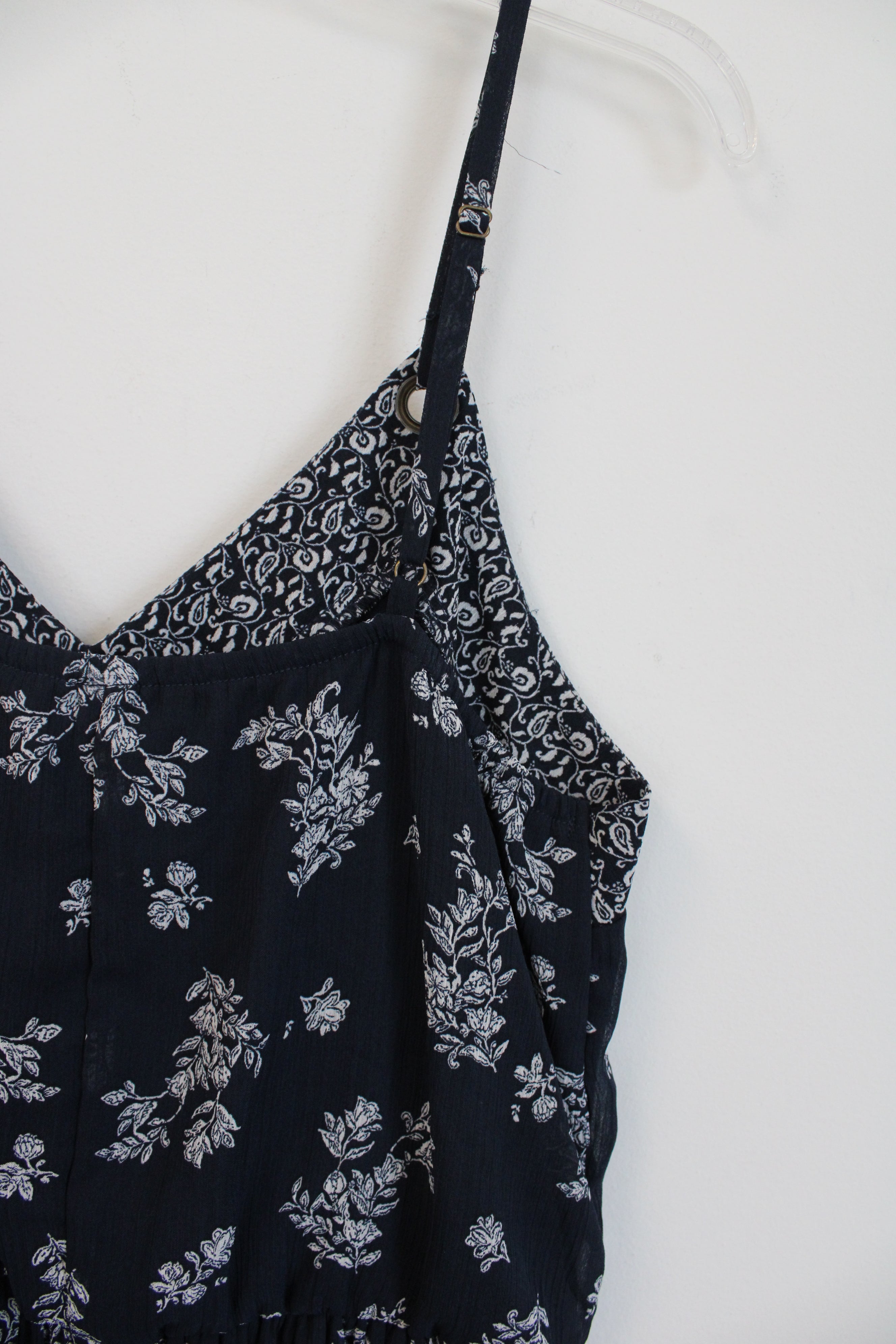 Xhilaration Navy Floral Dress | M