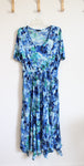 Phool Blue Floral Maxi Dress | XL