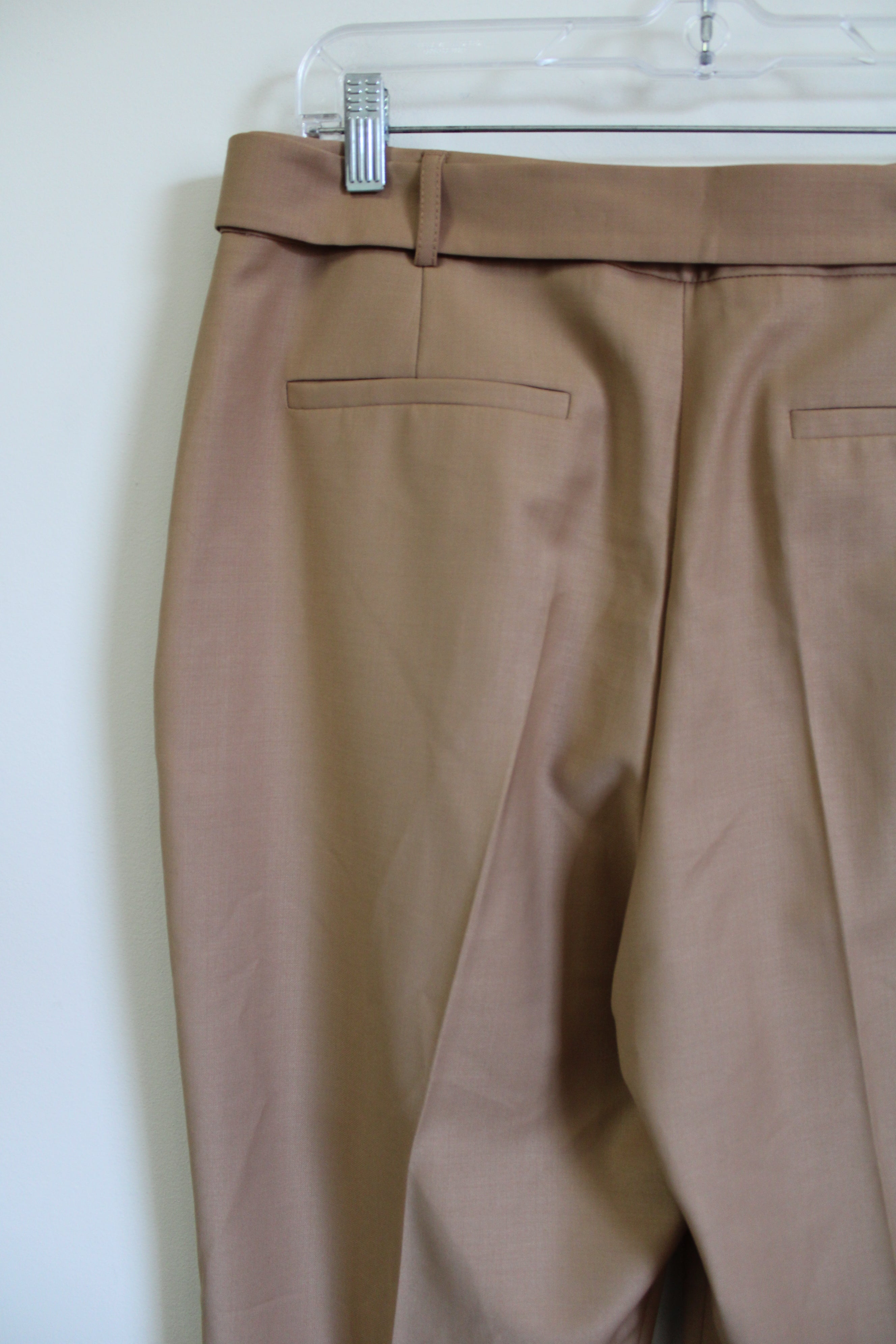 NEW Hobbs London Harrietta Trouser Brown Belted Trouser Pant | 8