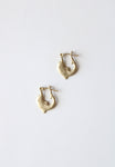 14K Yellow Gold Dolphin Mini hoop Earrings