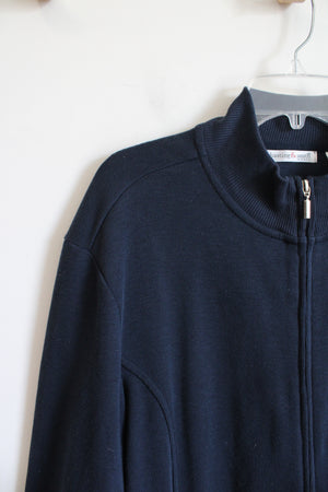 Hastings and Smith Blue Full Zip Jacket | XL