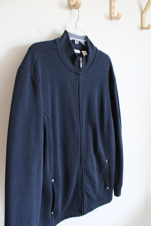 Hastings and Smith Blue Full Zip Jacket | XL