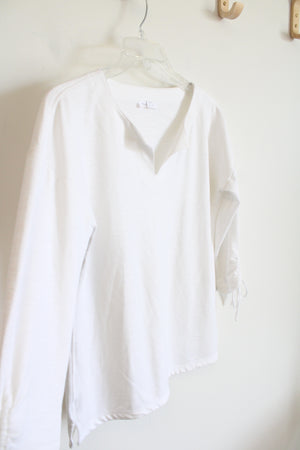 T By Talbot White 3/4 Length Sleeve Top | Sp