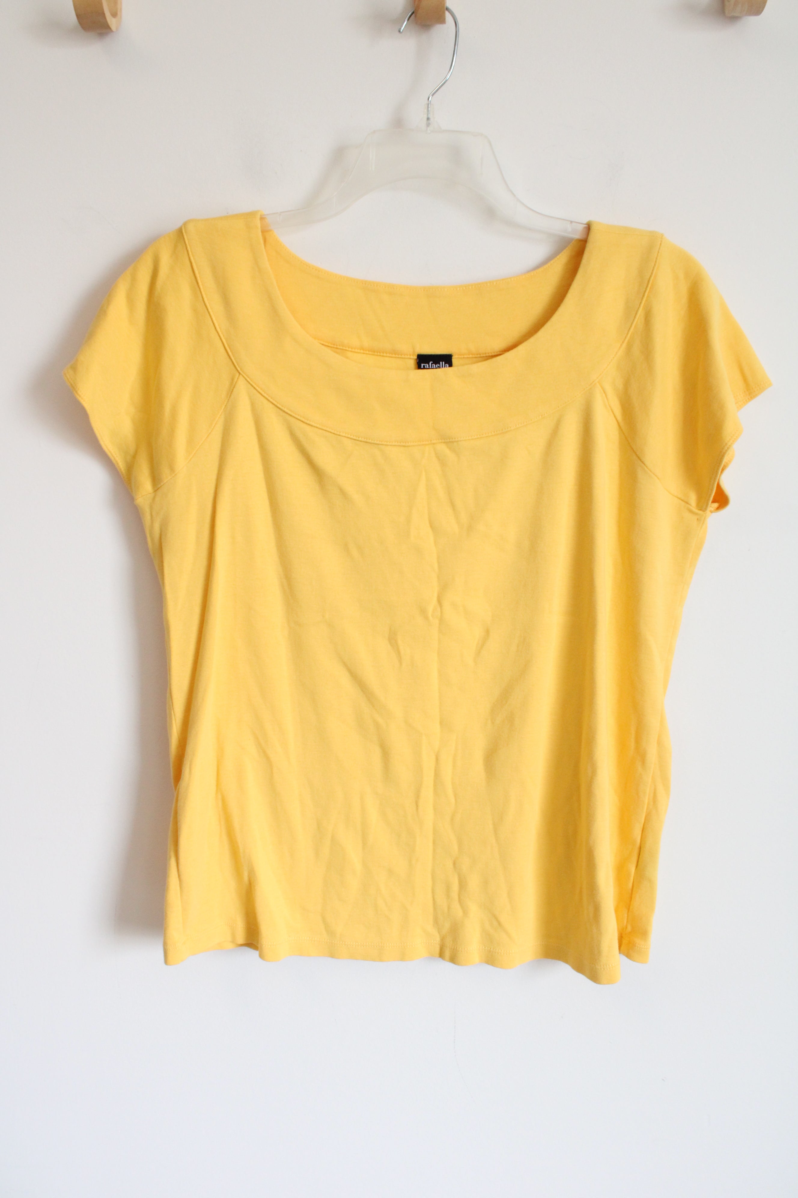 Rafaella Yellow Wide Neck Top | 1X