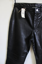 NEW Banana Republic Genuine Black Leather Pants | 8