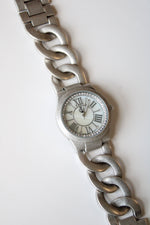 Premier Designs Brushed Silver Chunky Chain Analog Watch