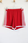 Adidas Red Athletic Shorts | S