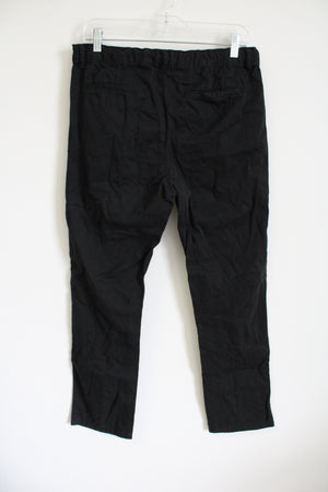 Children's Place Black Khaki Pants | 16 Husky