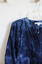 Pure J. Jill Blue Long Sleeved Top | M