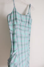 Horny Toad Blue Plaid Pocket Dress | M