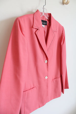 Requirements Hot Pink Stitched Blazer | 12