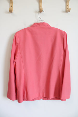 Requirements Hot Pink Stitched Blazer | 12