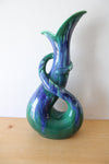 Royal Haeger #483 Blue & Green Cobra Vase