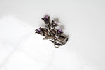 Taxco Mexico Amethyst Tulip Sterling Silver Pin