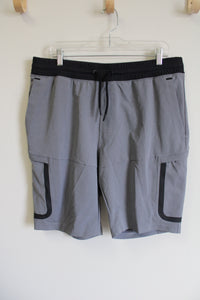 NEW Under Armour HeatGear Fitted Gray & Black Short | XL