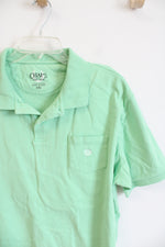 Chaps Light Green Cotton Polo Shirt | XXL