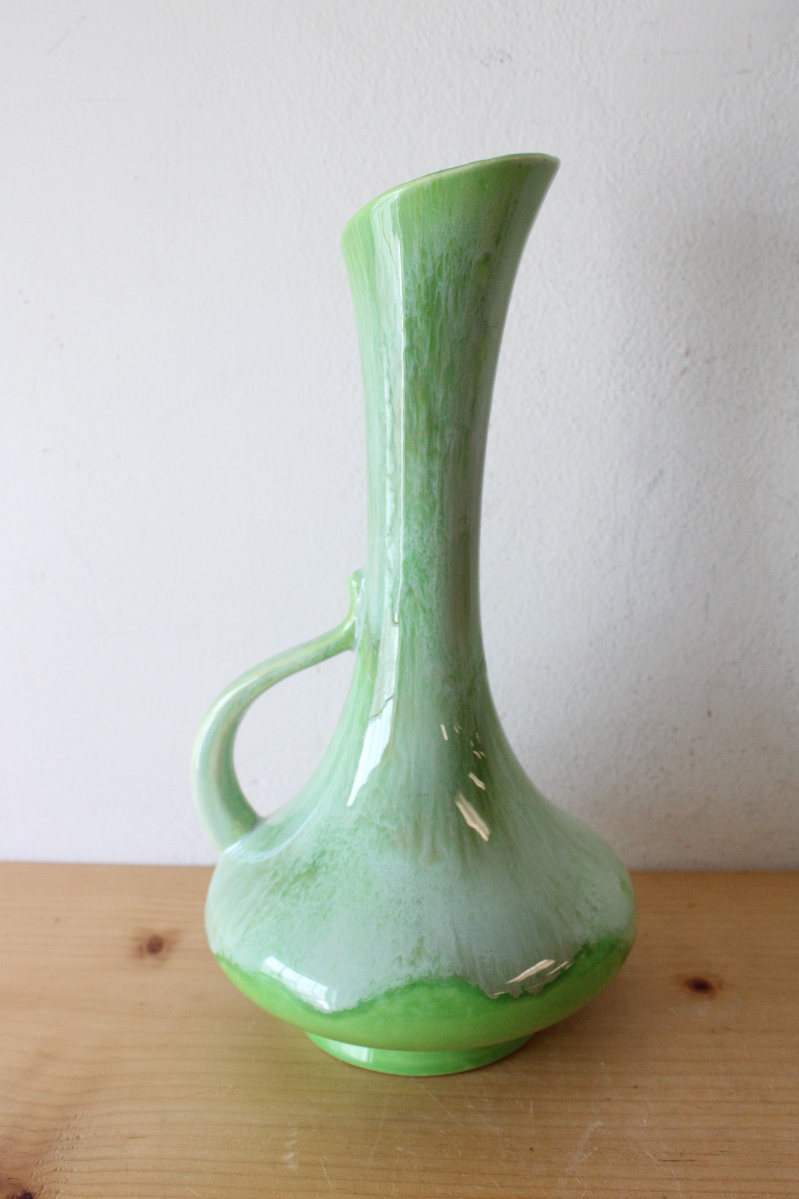 Royal Haeger Green Ewer Vase